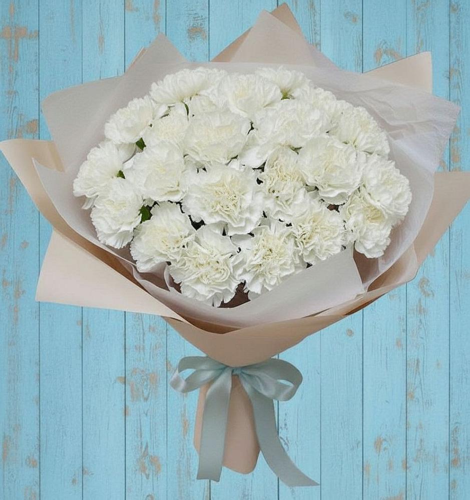 Букет цветов из: Гвоздики в Великовечное