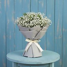 Букет цветов из:  Гипсофила в Великовечное