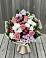 Букет цветов из: Альстромерии, Гвоздики, Розы и Хризантемы в Великовечное