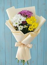 Букет цветов из:  Хризантемы #REPLACE_PRED# Великовечное