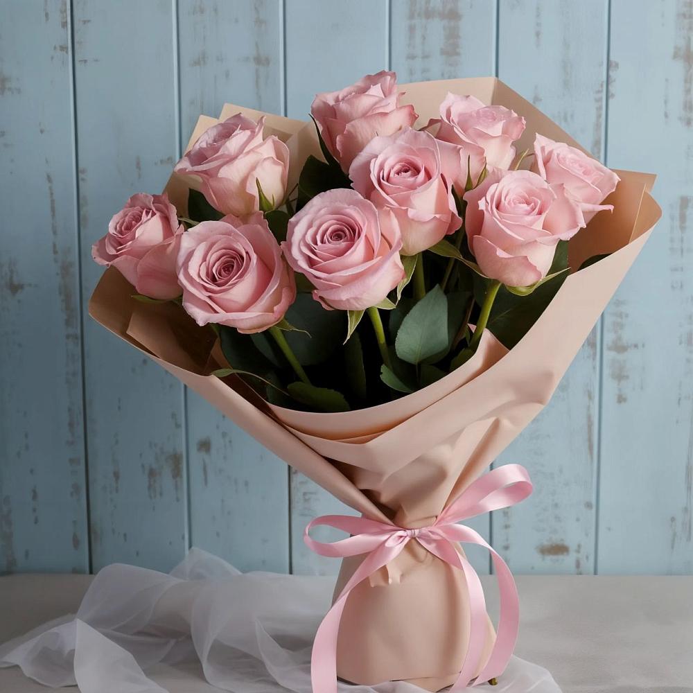 Букет цветов из: Розы в Великовечное