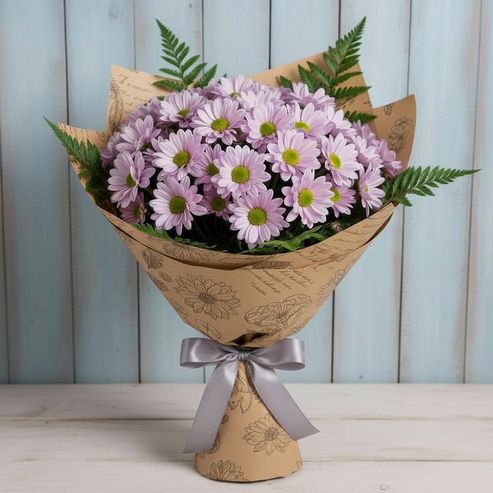 Букет цветов из: Хризантемы в Великовечное