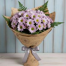 Букет цветов из:  Хризантемы #REPLACE_PRED# Великовечное