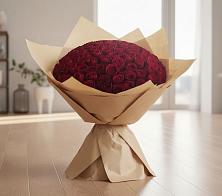 Букет 101 Красная роза #REPLACE_PRED# Великовечное