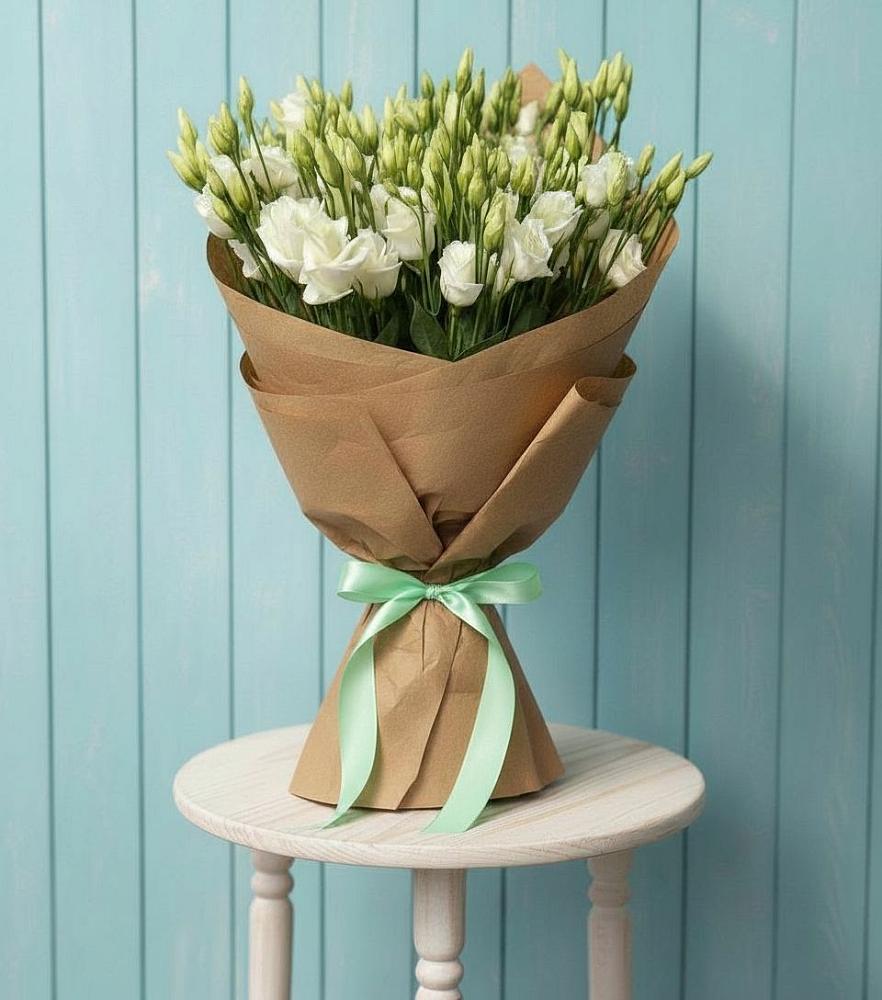 Букет цветов из: Лизиантусы в Великовечное