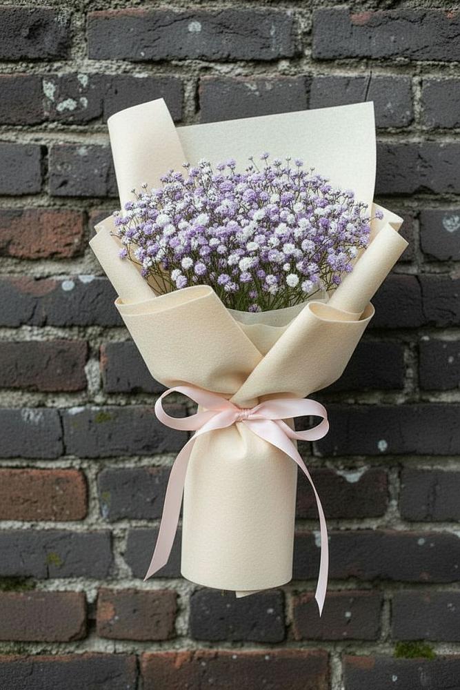 Букет цветов из: Гипсофила в Великовечное