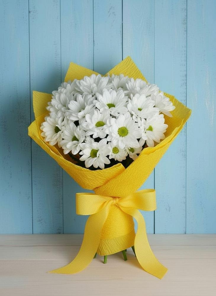 Букет цветов из: Хризантемы в Великовечное