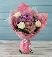 Букет цветов из:  Герберы в Великовечное