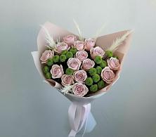 Букет цветов из:  Розы и Хризантемы в Великовечное