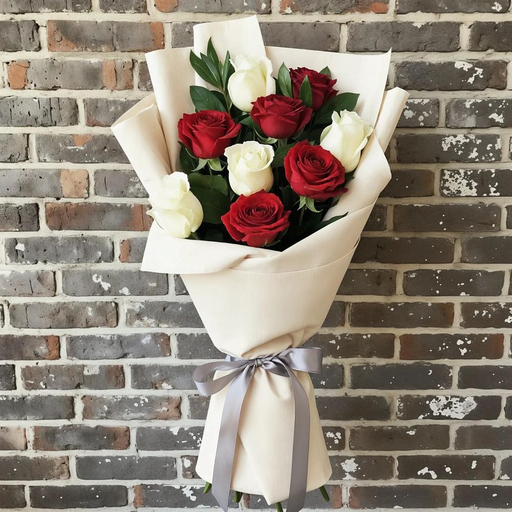 Букет цветов из: Розы в Великовечное