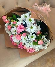 Букет цветов из:  Розы и Хризантемы #REPLACE_PRED# Великовечное